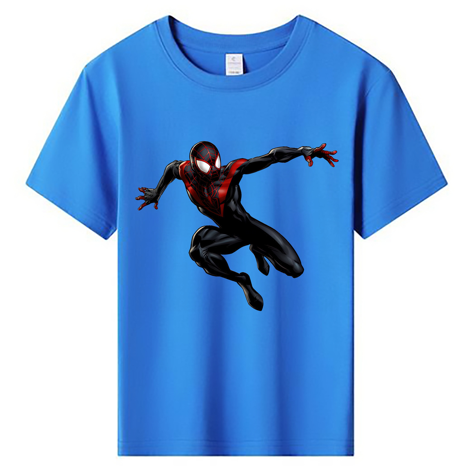 （画像用） Spider Man スパイダーマン 綿100％キッズTシャツ（フロントプリント）